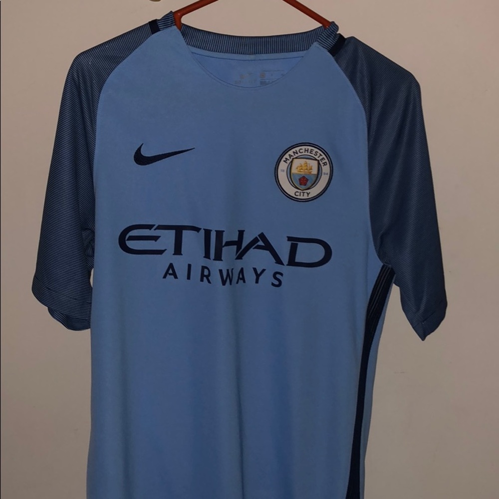 Manchester City ‘AUTHENTIC’ 2017-18 Game Jersey